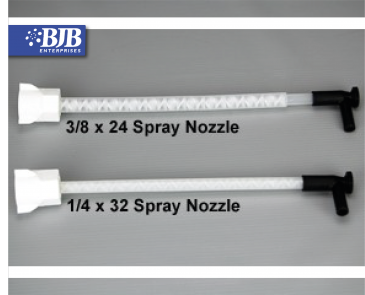 STATIC MIX TUBE WITH SPRAY NOZZLE